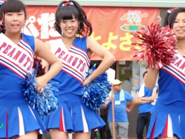 祭りだチア vol.60  えくぼがかわいい超絶美女登場！Kチアリーディング